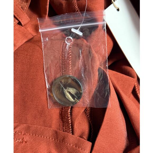 Moon River Wide Leg Linen Capri Pants Women’s Size L - Picture 10 of 12